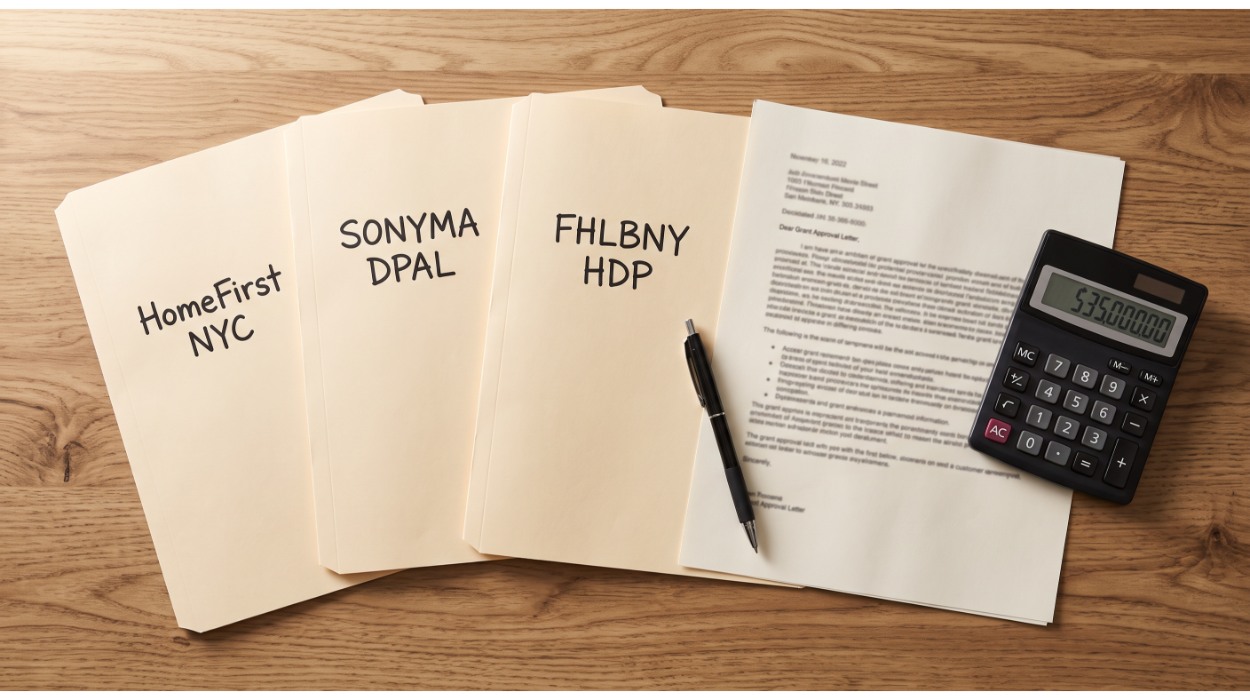 Down payment assistance programs for Queens NY first-time home buyers — HPD HomeFirst and SONYMA grants